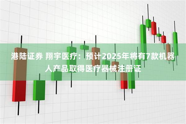 港陆证券 翔宇医疗：预计2025年将有7款机器人产品取得医疗器械注册证